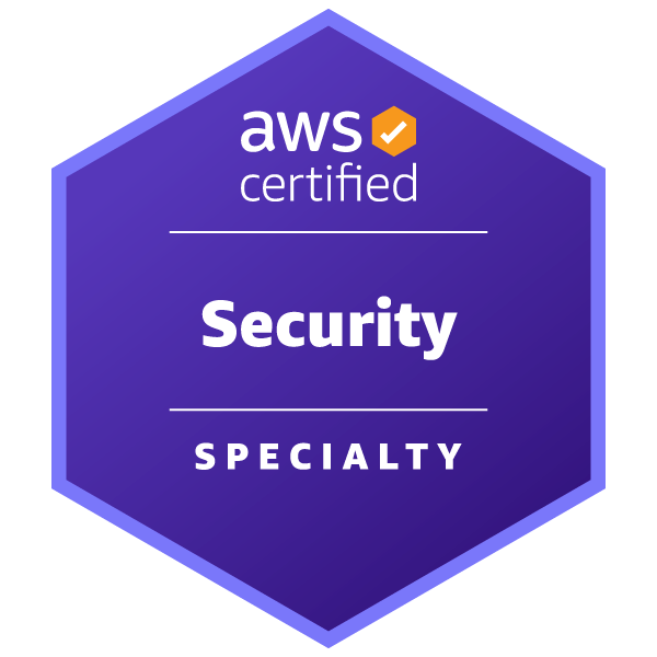 AWS Certified Security Specialty Badge
