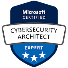Microsoft Cybersecurity Architect Badge